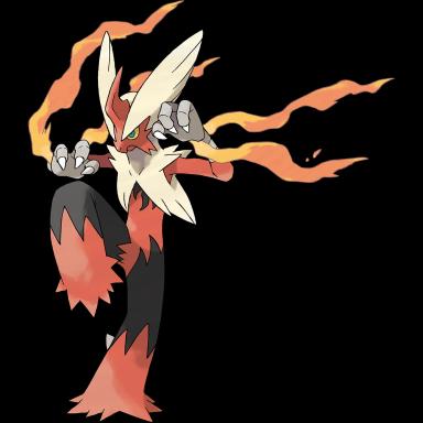 Blaziken (Mega) artwork