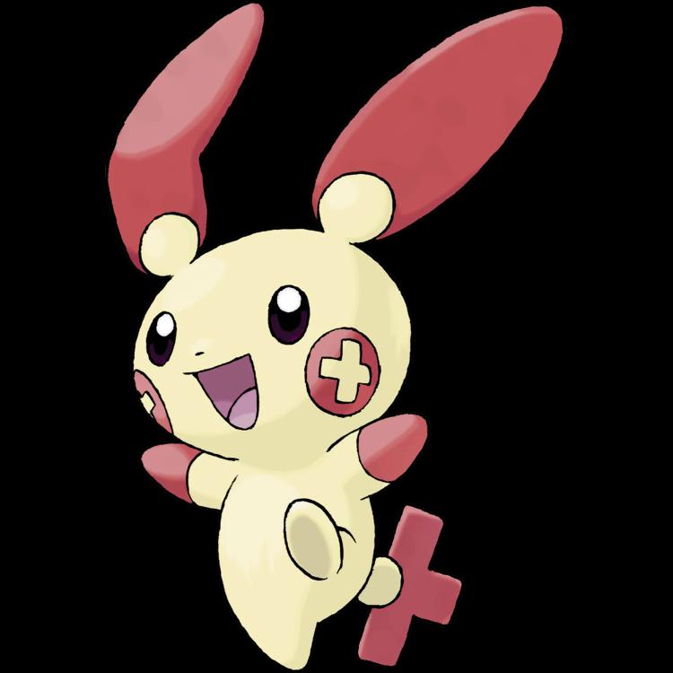 Plusle(plusle) official artwork