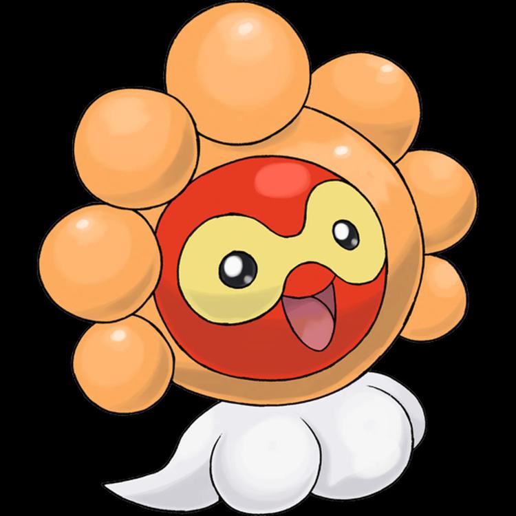 Castform Sunny Form(castform) official artwork