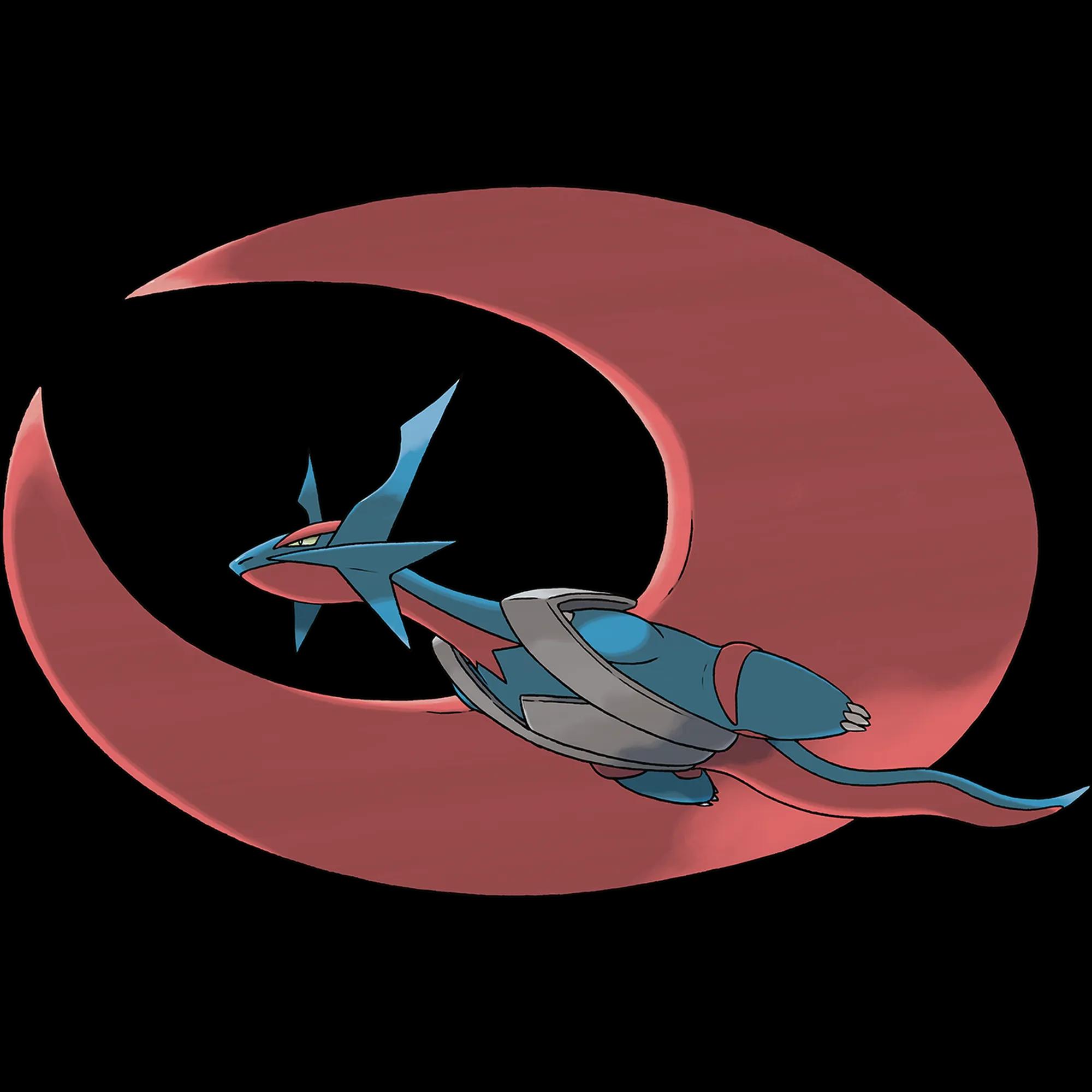 Salamence Mega (salamence) official artwork