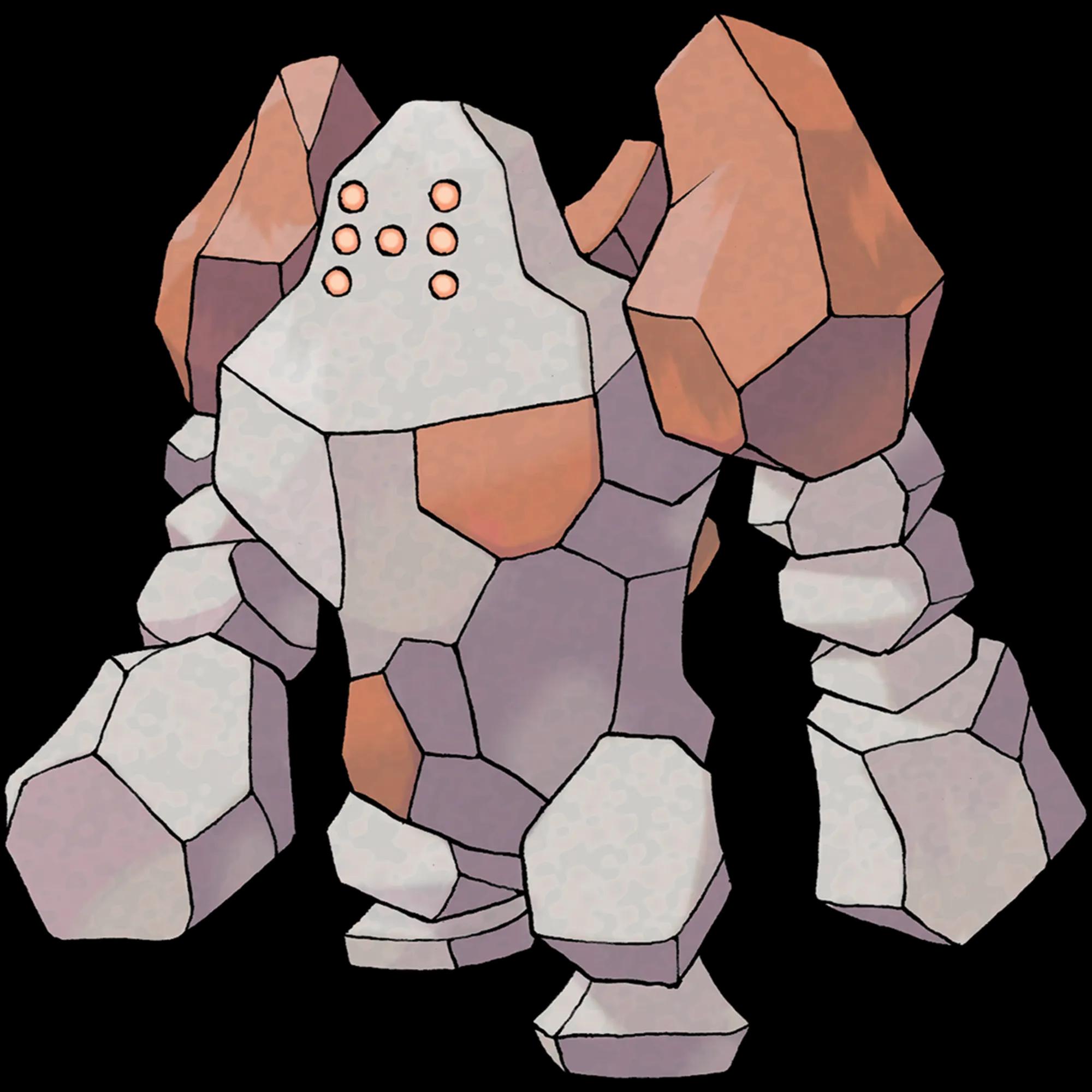Regirock (regirock) official artwork