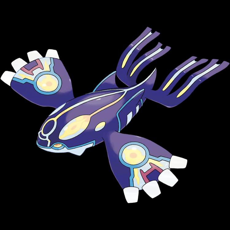 Kyogre Primal(kyogre) official artwork