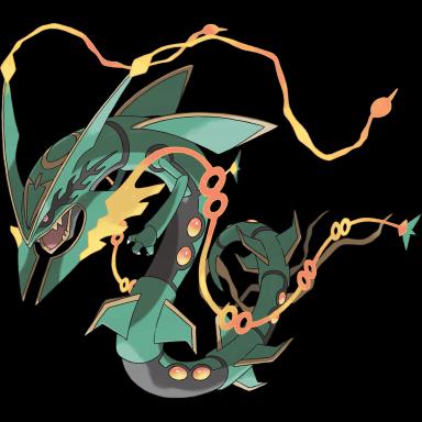 Rayquaza (Mega) artwork