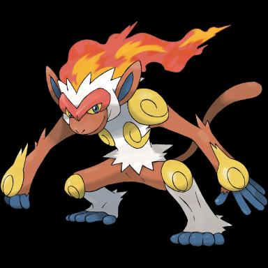 Infernape artwork