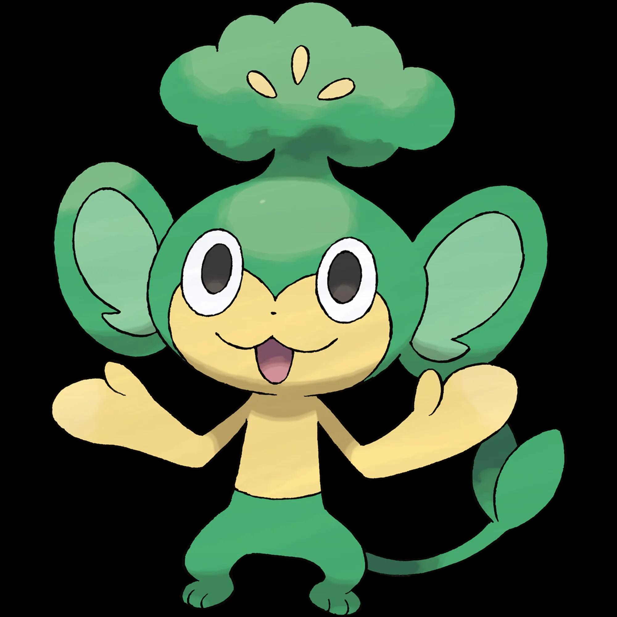 Pansage (pansage) official artwork