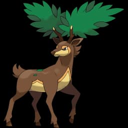 Sawsbuck (Summer Form) official artwork