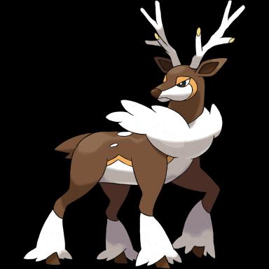 Sawsbuck (Winter Form) artwork