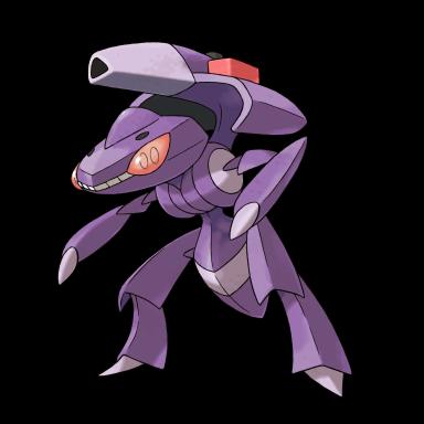 Genesect (Burn Drive) artwork