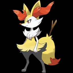 Braixen official artwork