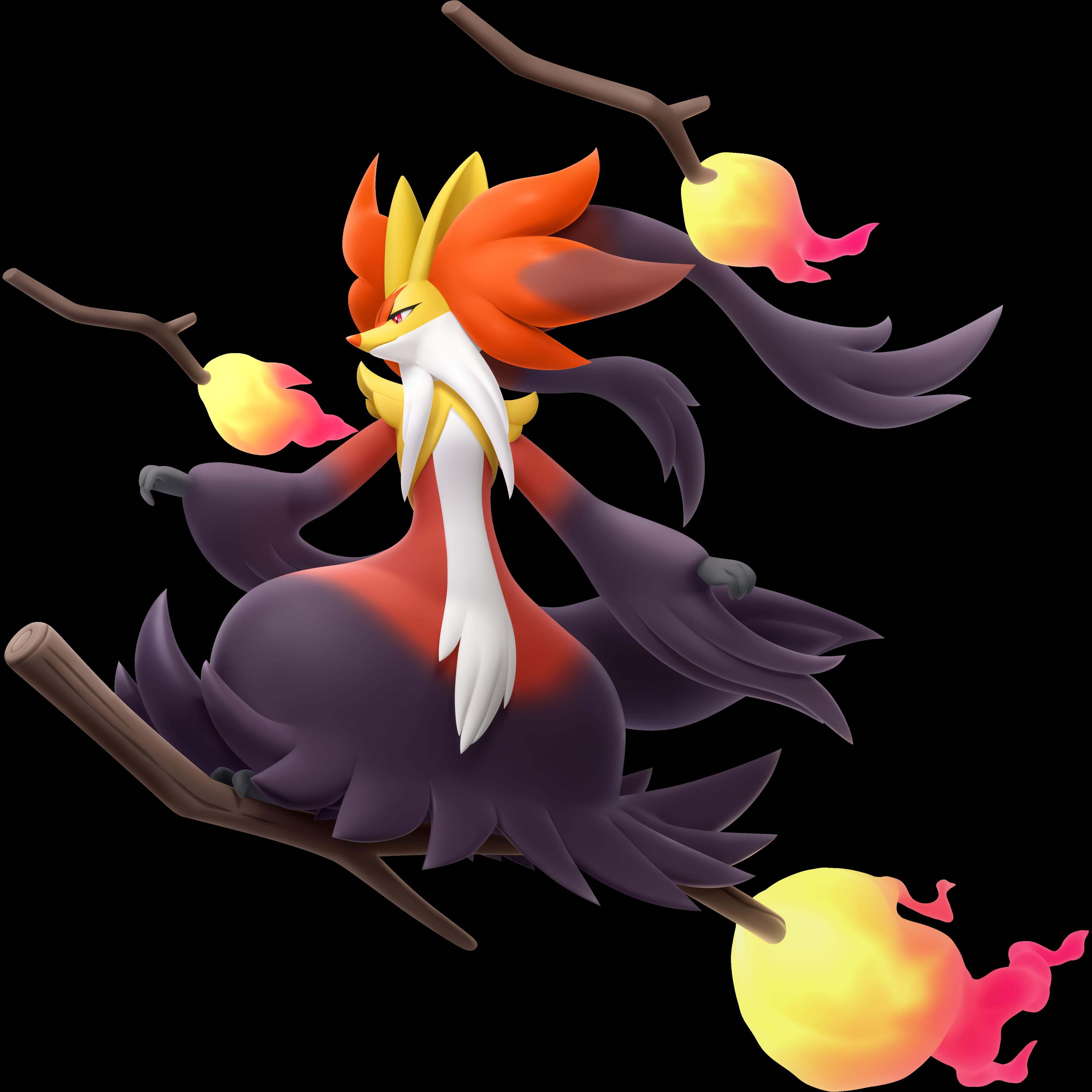 Delphox Mega (delphox) official artwork