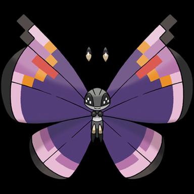 Vivillon (Elegant) official artwork