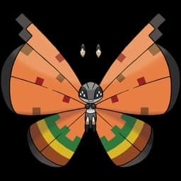 Vivillon (High Plains) official artwork