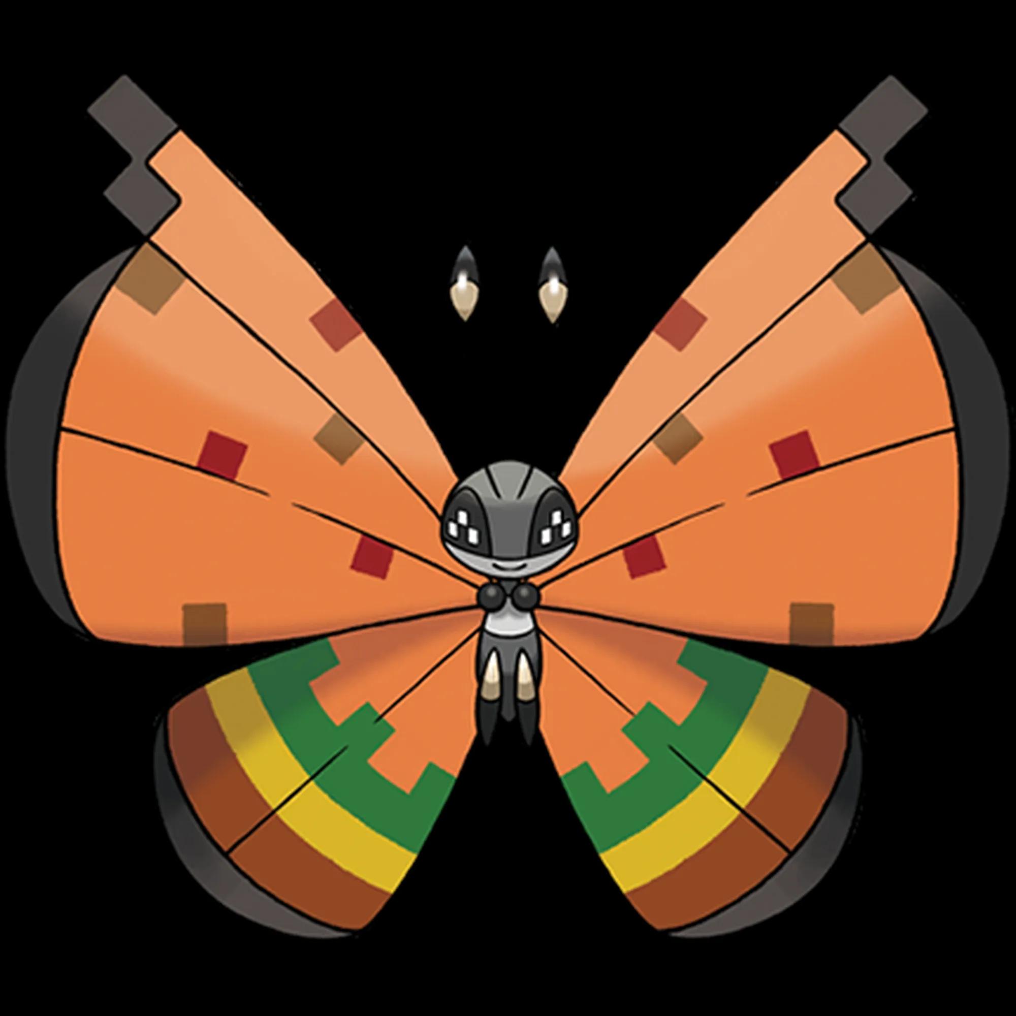 Vivillon High Plains (vivillon) official artwork