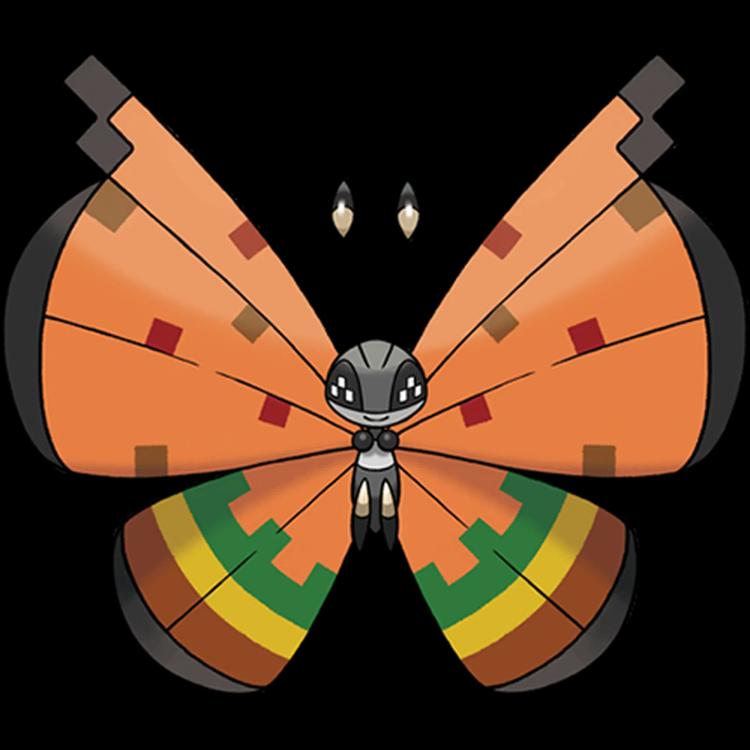 Vivillon High Plains(vivillon) official artwork