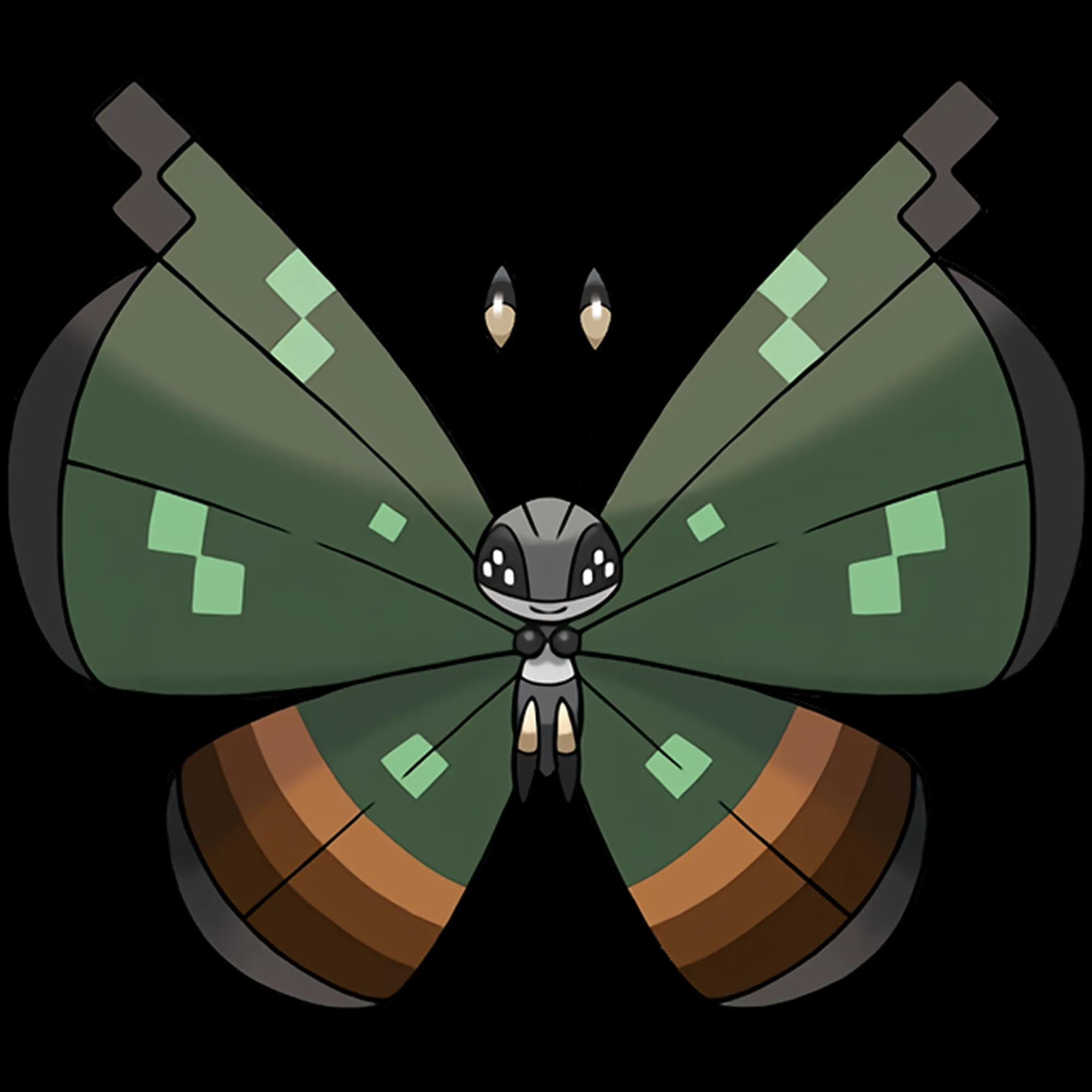 Vivillon Jungle (vivillon) official artwork
