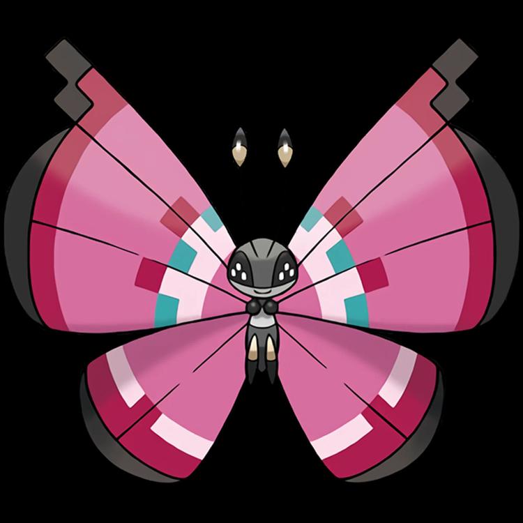 Vivillon Meadow(vivillon) official artwork