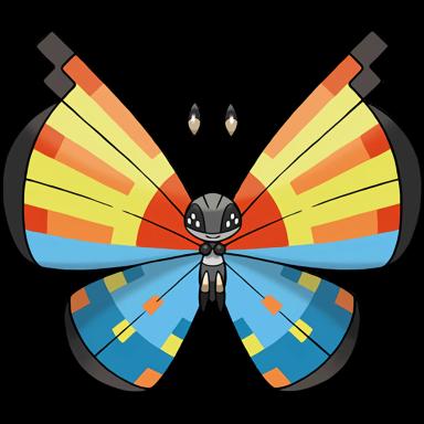 Vivillon (Ocean) official artwork