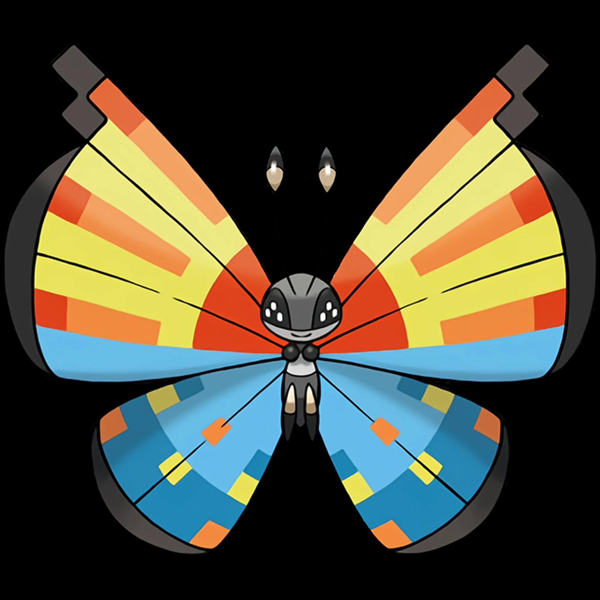 Vivillon Ocean (vivillon) official artwork