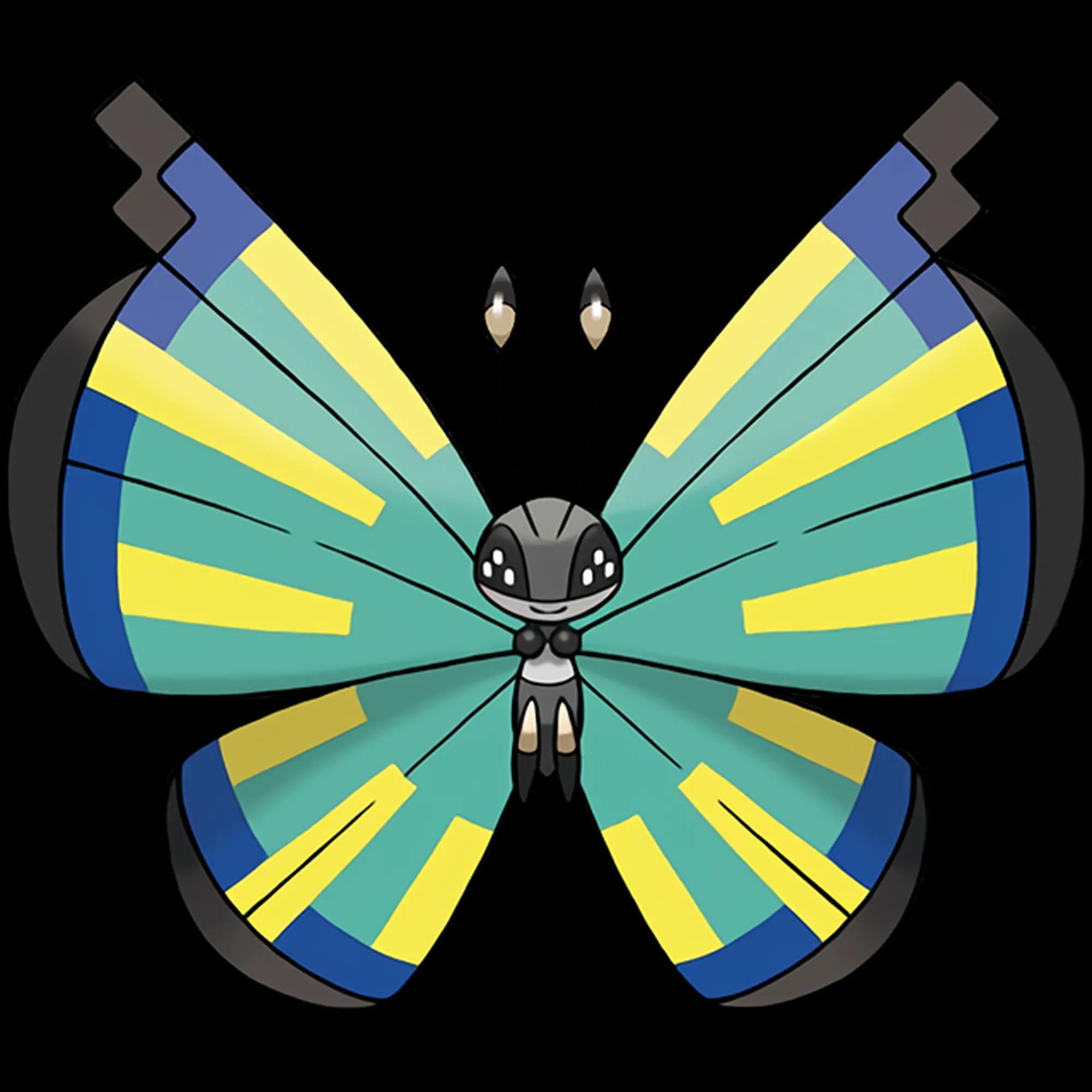 Vivillon Savanna (vivillon) official artwork