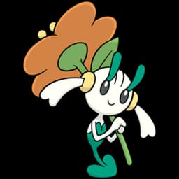 Floette (Orange Flower) official artwork