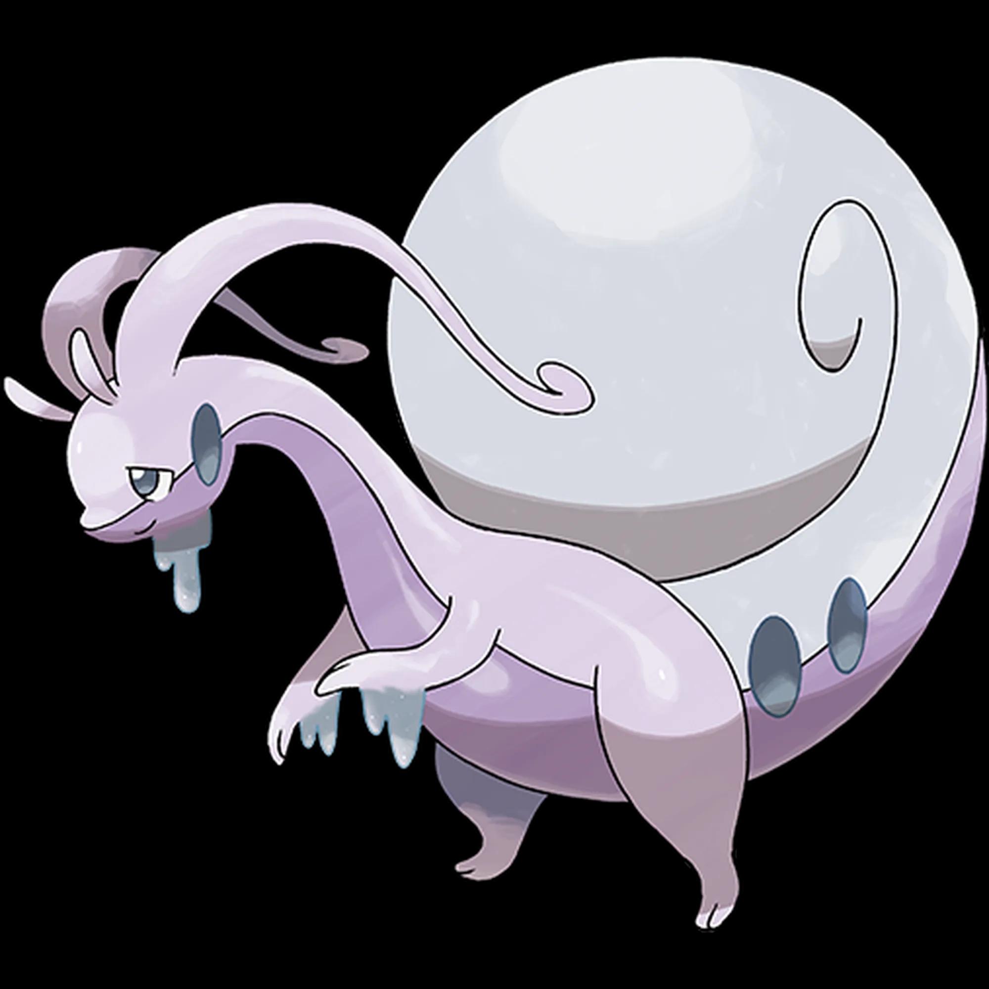 Goodra Hisuian (goodra) official artwork