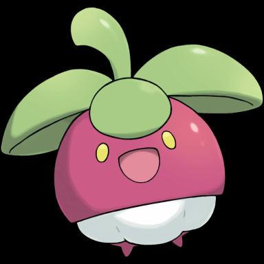 Skeenee, Pokemon de tipo gelo e planta, baseado em Steenee e no