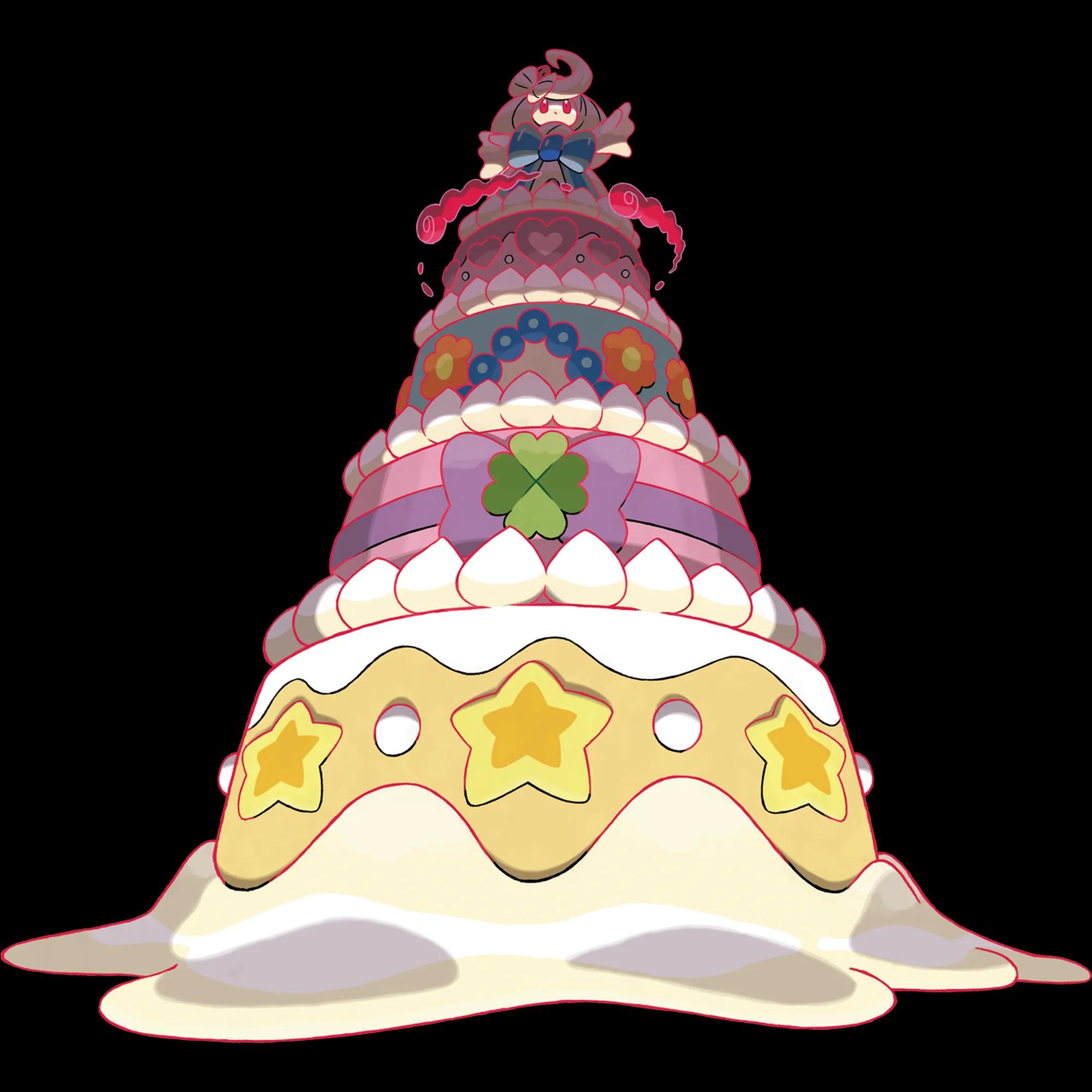 Alcremie Gigantamax (alcremie) official artwork