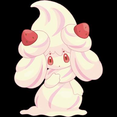 Alcremie (Vanilla Cream Strawberry) official artwork