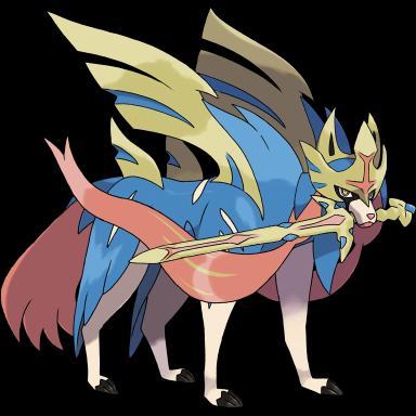 Zacian (Crowned Sword) artwork