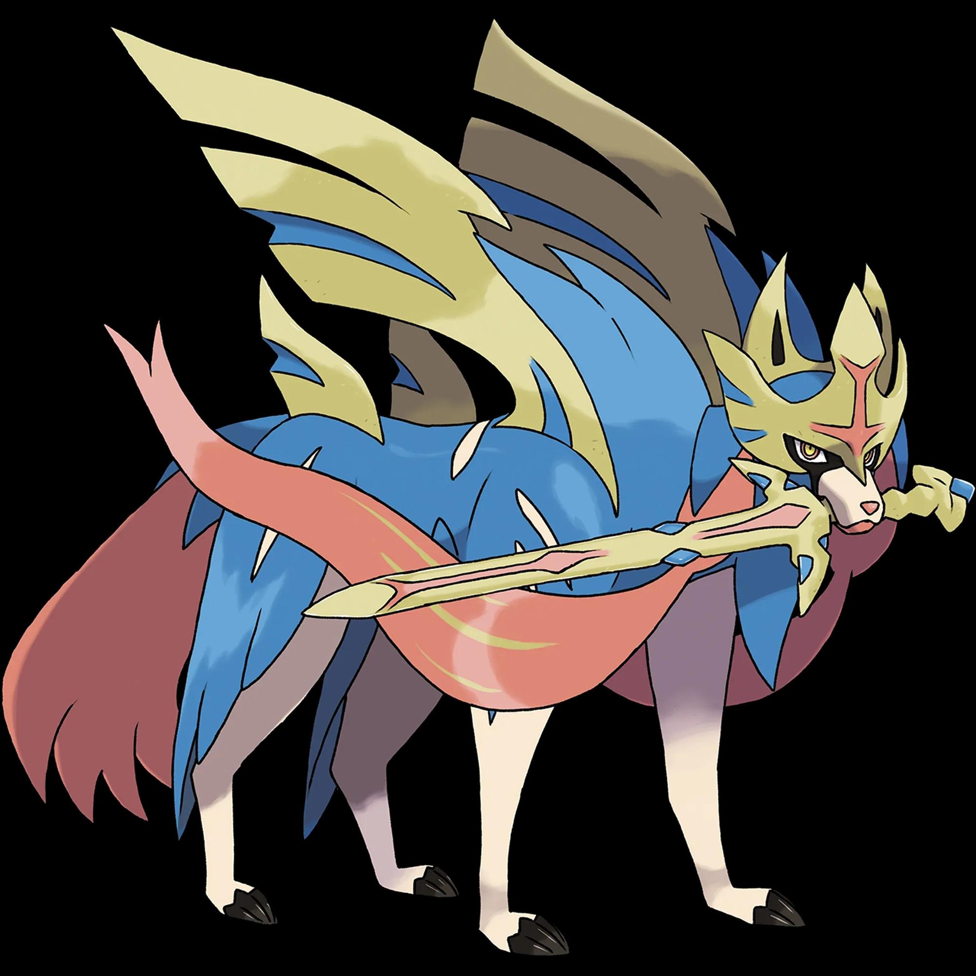 Zacian Crowned Sword (zacian) official artwork