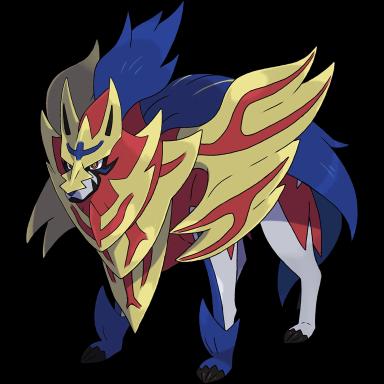 Zamazenta (Crowned Shield) artwork