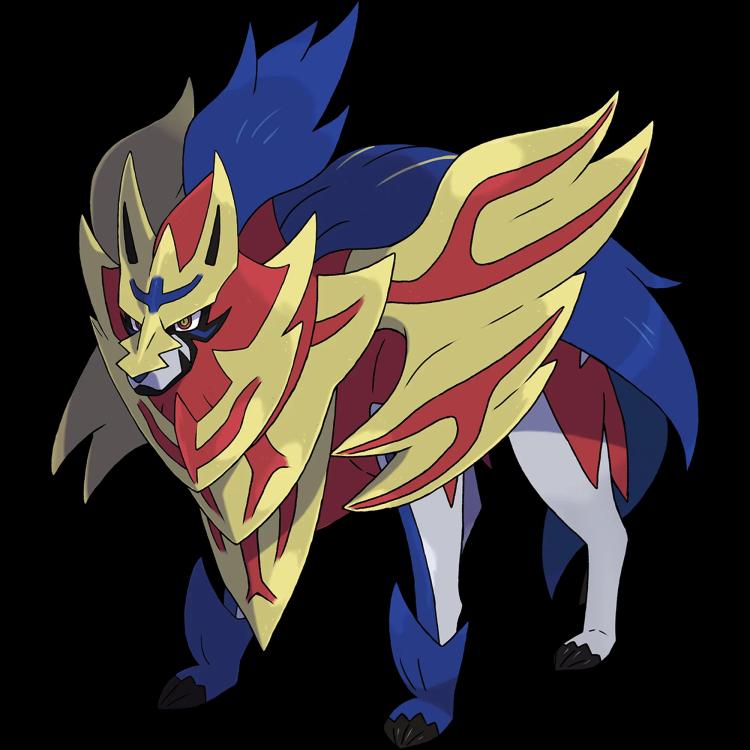 Pokemon In Action (+ Digimon) — Crowned Shield Zamazenta used