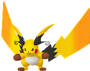 Raichu (Mega X) artwork