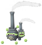 Weezing (Galarian) artwork