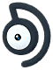 Unown (D) artwork