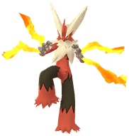 Blaziken (Mega) artwork