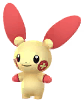 Plusle artwork