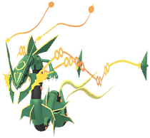Rayquaza (Mega) artwork