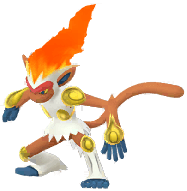 Infernape artwork