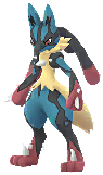 Lucario (Mega) artwork