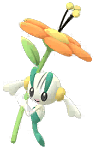 Floette (Orange Flower) artwork