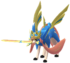 Zacian (Crowned Sword) artwork