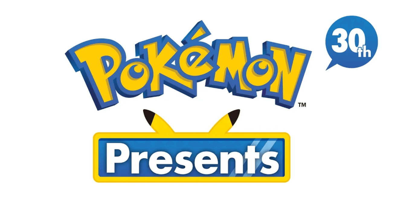 the Pokemon Presents 2026 30th anniversary logo