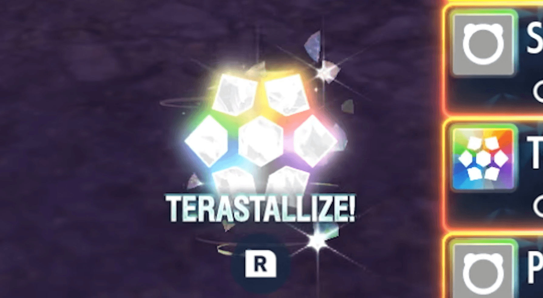 A new Terastallization icon