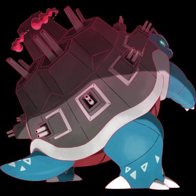 Blastoise (Gigantamax) artwork