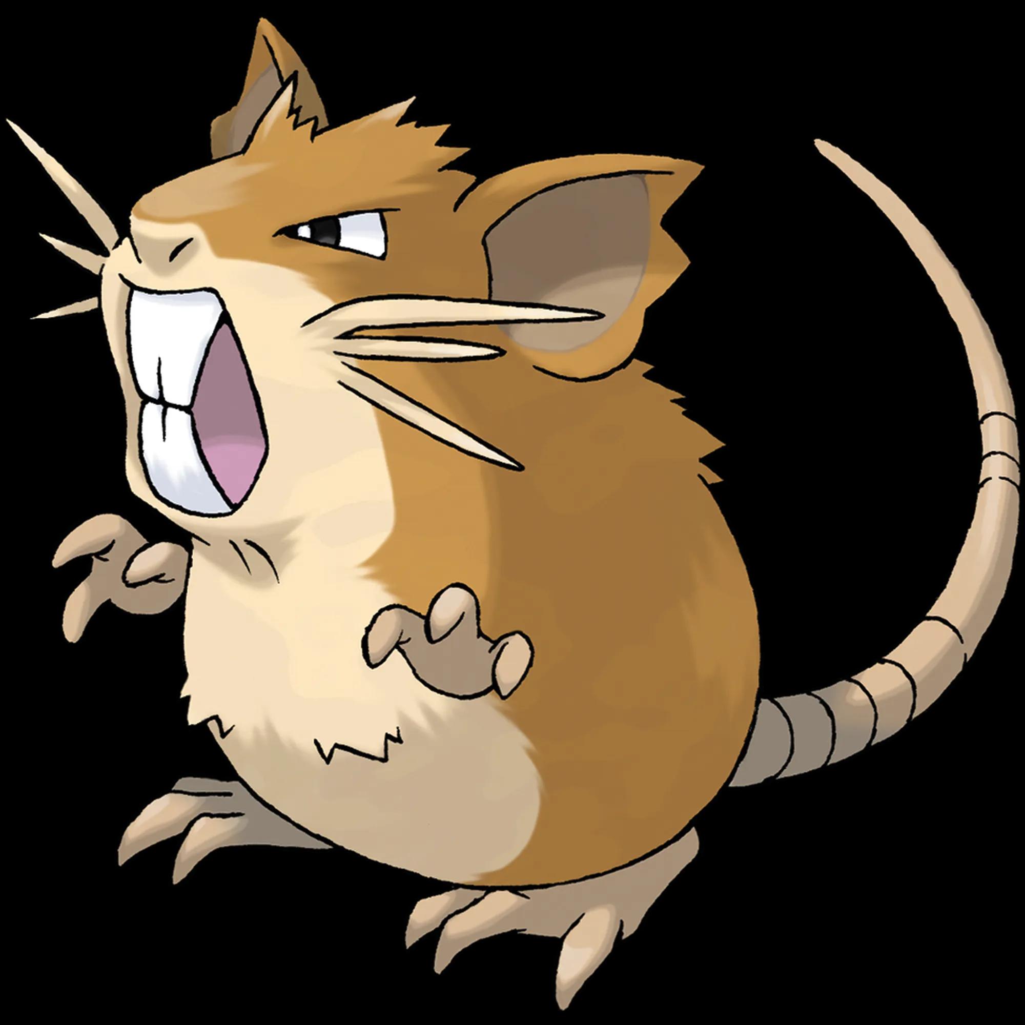 Raticate (raticate) official artwork