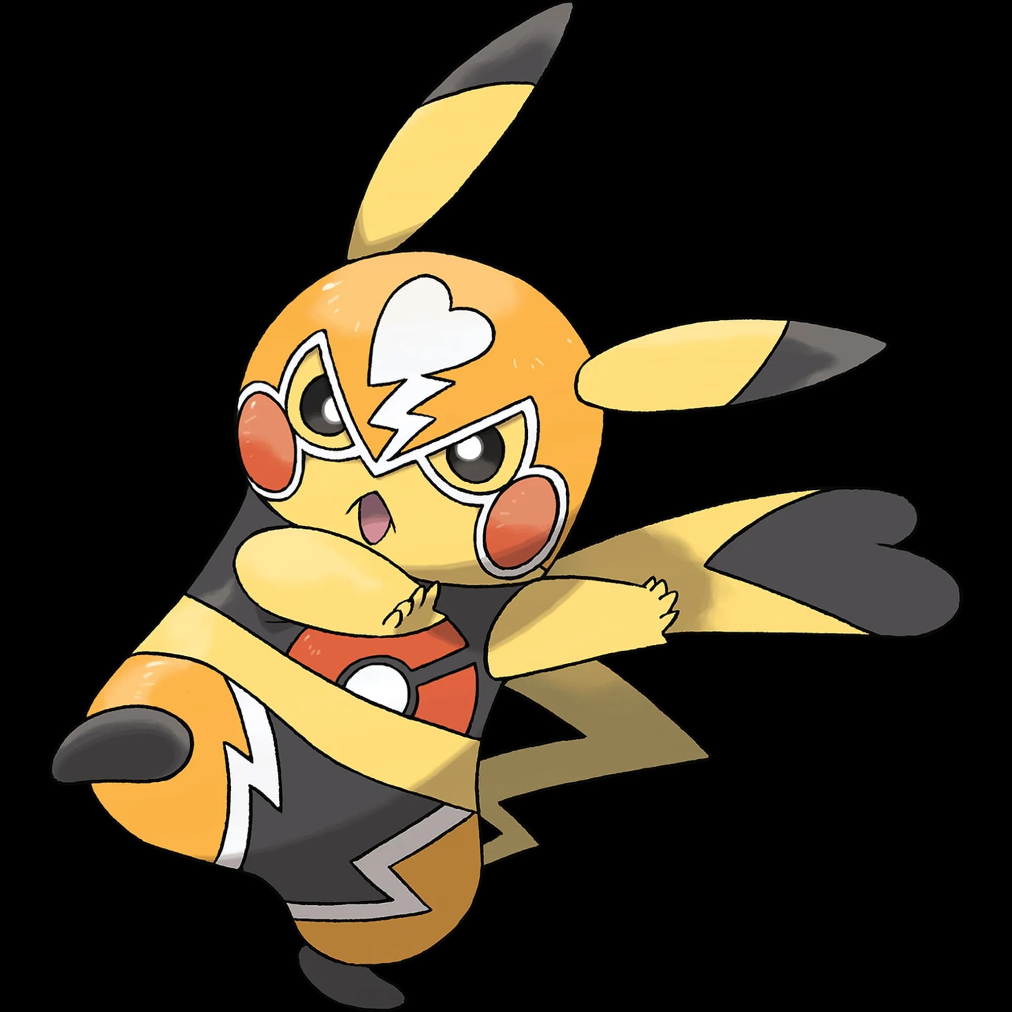 Pikachu Libre (pikachu) official artwork