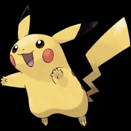 Pikachu official artwork