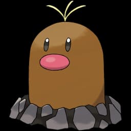 Diglett (Alolan) official artwork