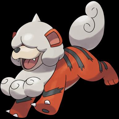 Growlithe (Hisuian) official artwork